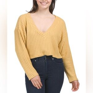 Urban Outfitters | NWOT Women’s Out From Under Long Sleeve Waffle Knit Crop Top